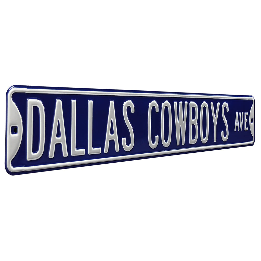 Authentic Street Signs: Dallas Cowboys Metal Sign